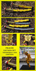 Pikachu Katana Set