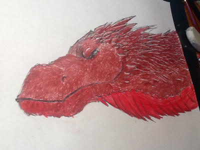 Finished Smaug head (request for alexbee1236)