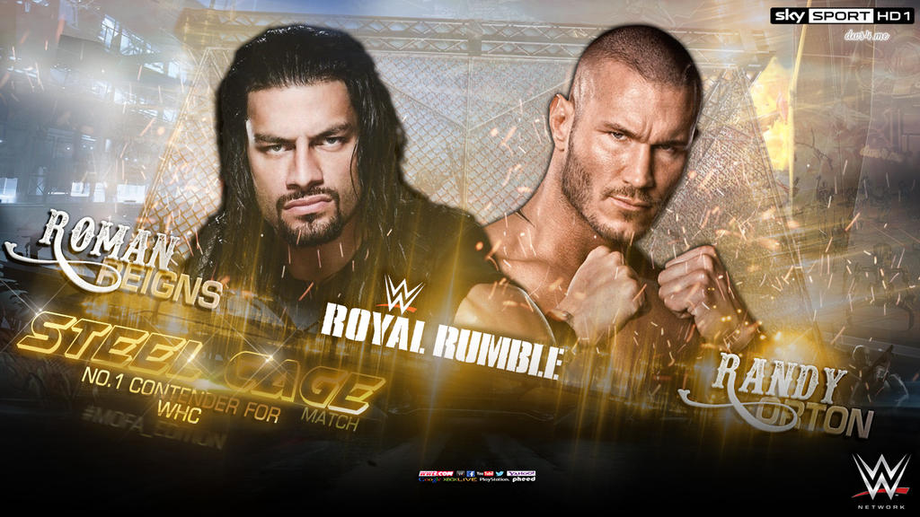 WWE Royal Rumble Custom Match Card By Mofa Edition by Mofa-Edition on ...