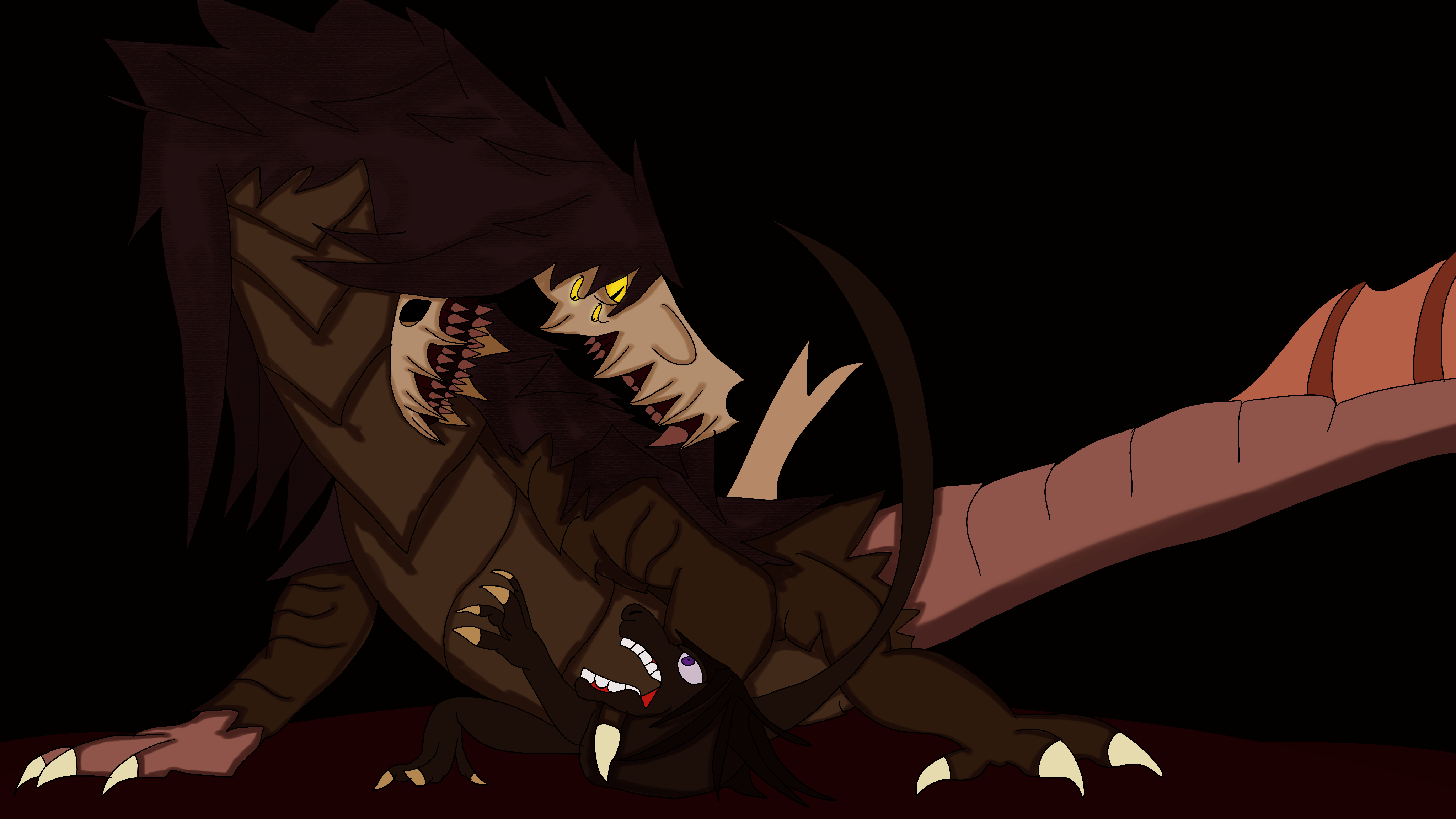 SCP-682 vs Envy (True Form) by indragonsaur on DeviantArt