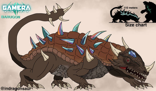 Gamera Rebirth what if: Barugon