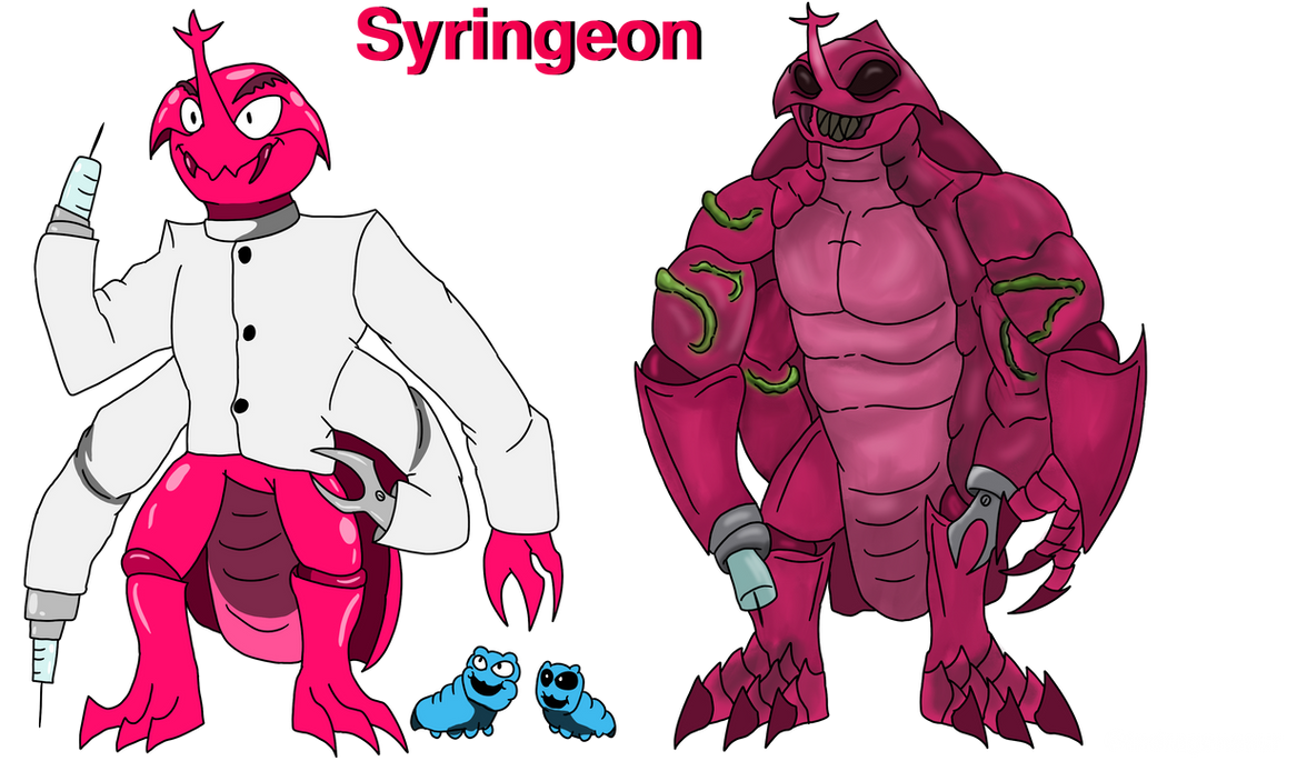 Syrengeon Syringeon redesign by indragonsaur on DeviantArt