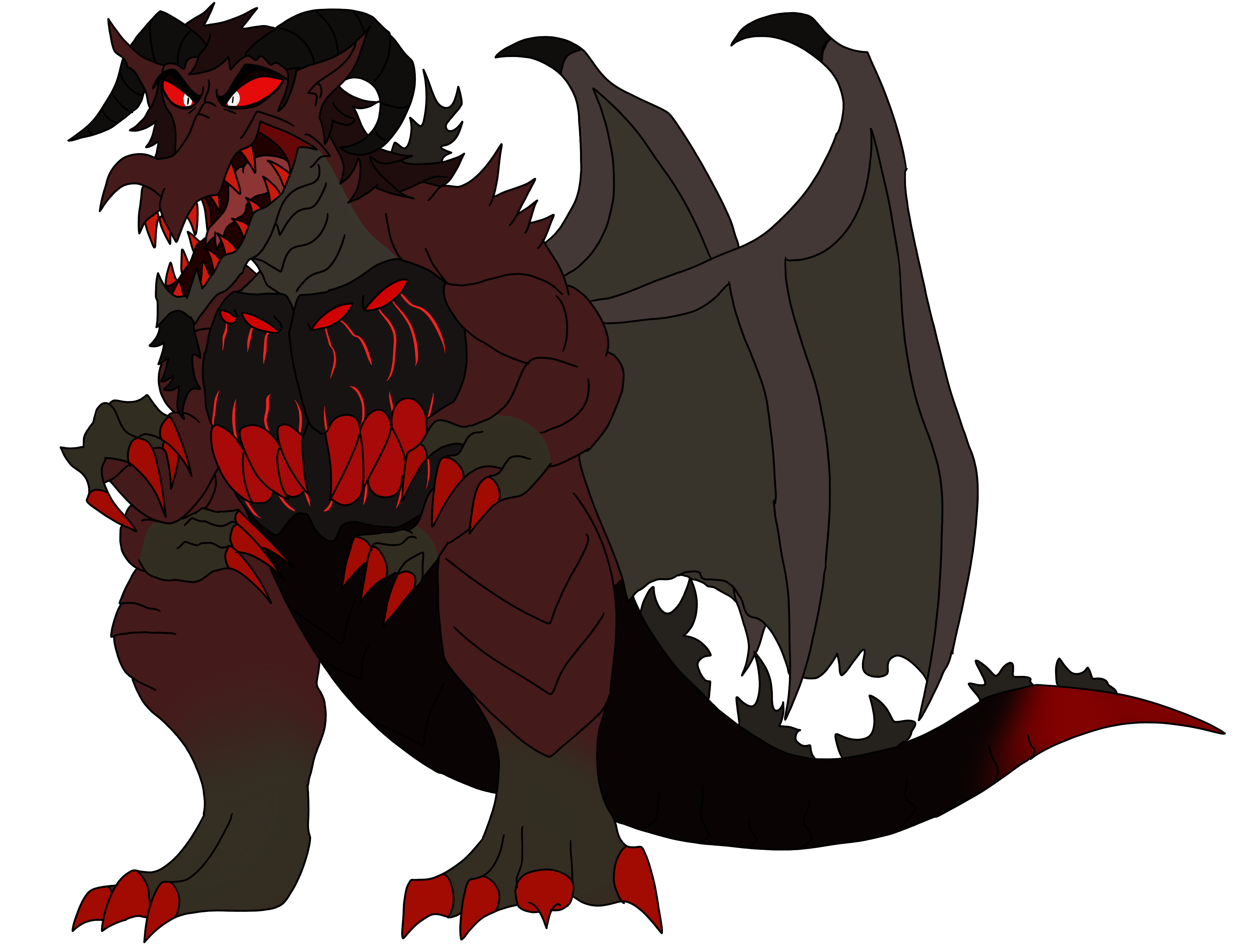Baliel Belial true form by indragonsaur on DeviantArt