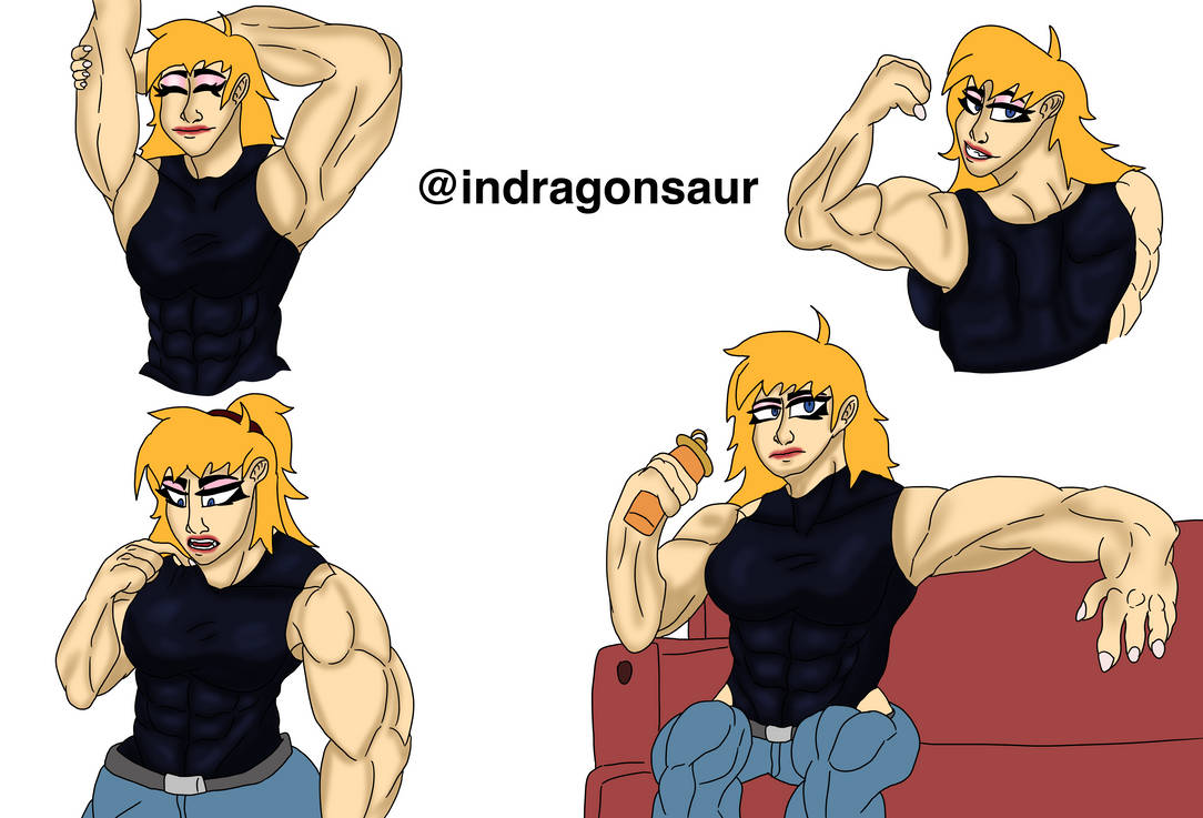 Buff Connie dumps by indragonsaur on DeviantArt