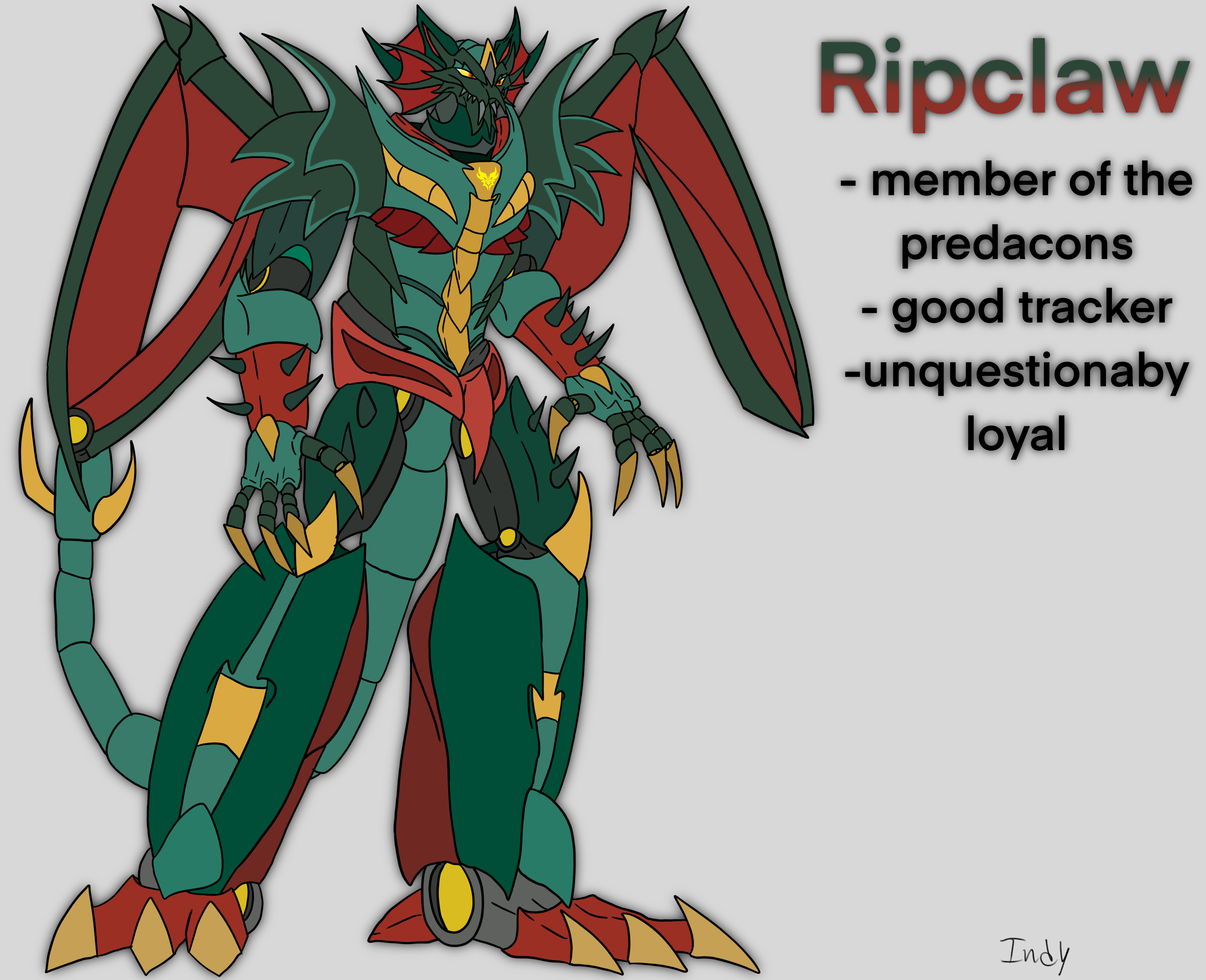 Ripclaw Transformers: cybertron chronicles: Ripclaw by indragonsaur on DeviantArt