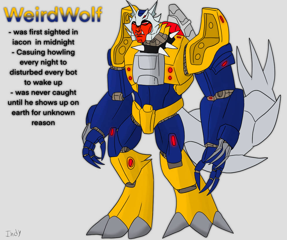 5 Wolves Transformers Transformers cybertron chronicles: Weirdwolf by indragonsaur on DeviantArt