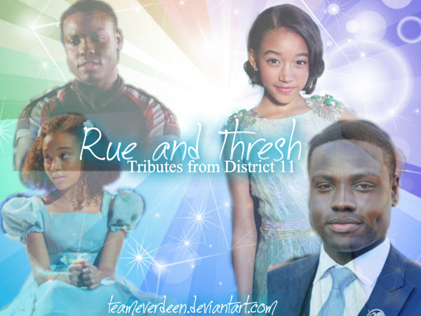 district 11: Thresh and Rue (:  Hunger games fashion, Hunger
