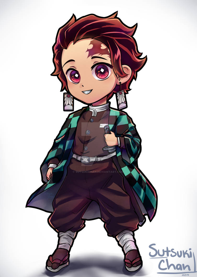 Tanjiro Chibi by Sutsukichan on DeviantArt