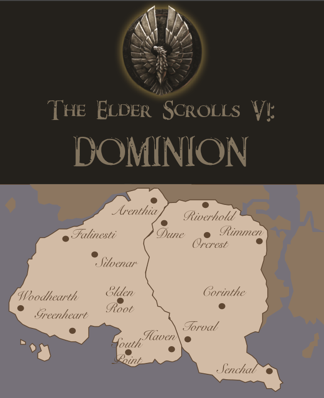 Map Location of Game Elder Scrolls 6 which will be released