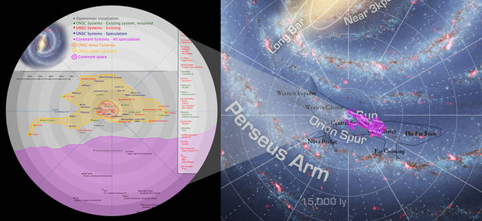 Map of the Halo Universe