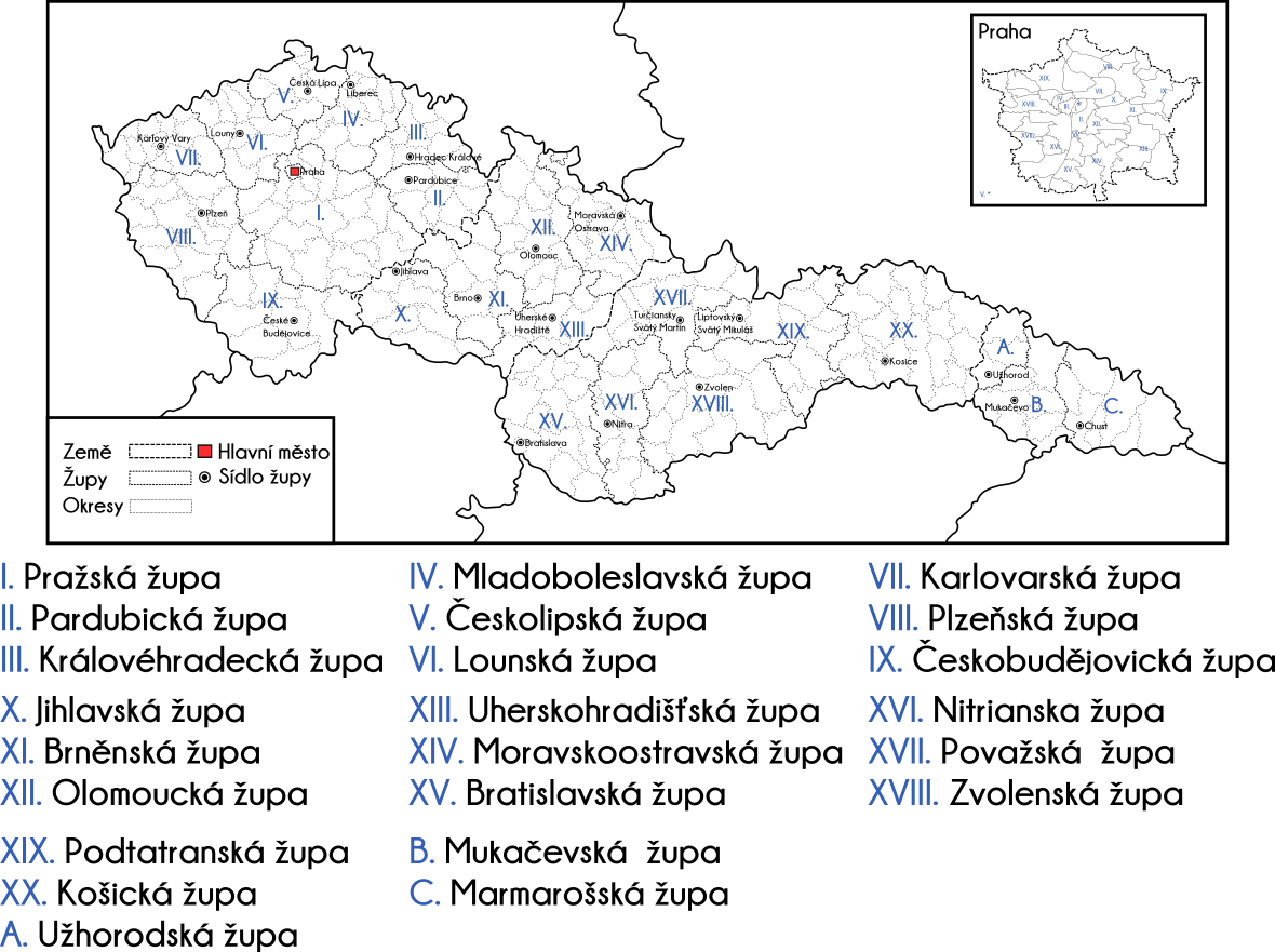 Czechoslovak administrative divisions (1923-27)