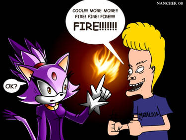 Blaze the cat have a fanboy