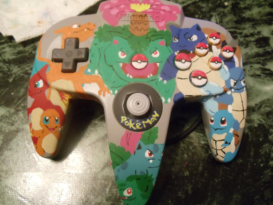 Custom Gc Controllers Pokemon Custom Pokemon Nintendo64 Controller by Zetorii on DeviantArt