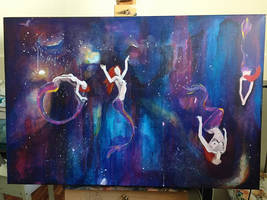 outer space mermaids (work in progress)