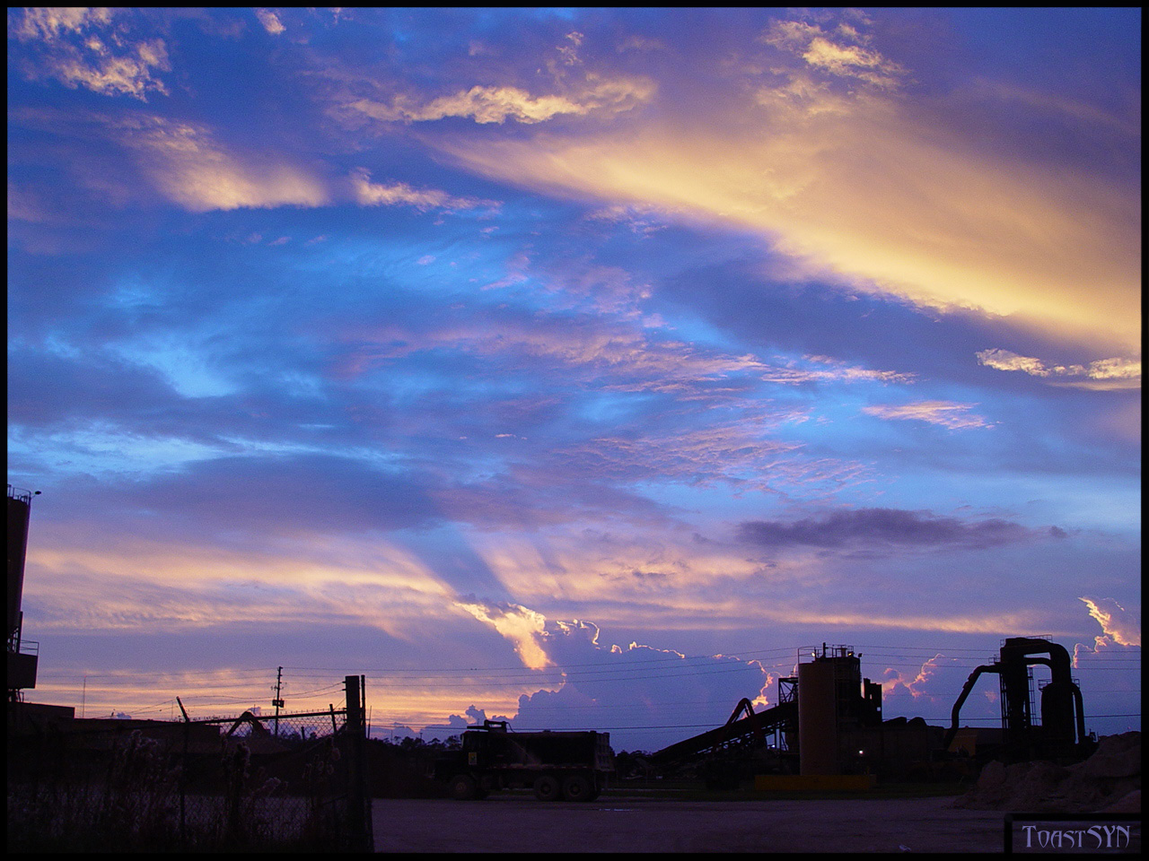 Industrial Park Sunset