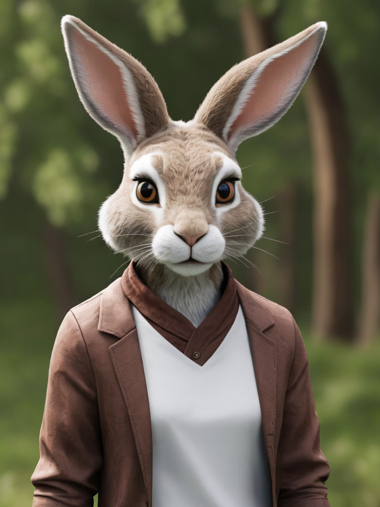 Bunny anthro lady by Foxfire80 on DeviantArt