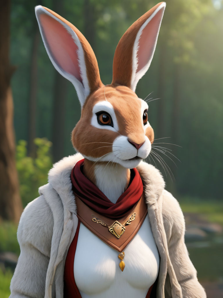 Female bunny anthro by Foxfire80 on DeviantArt