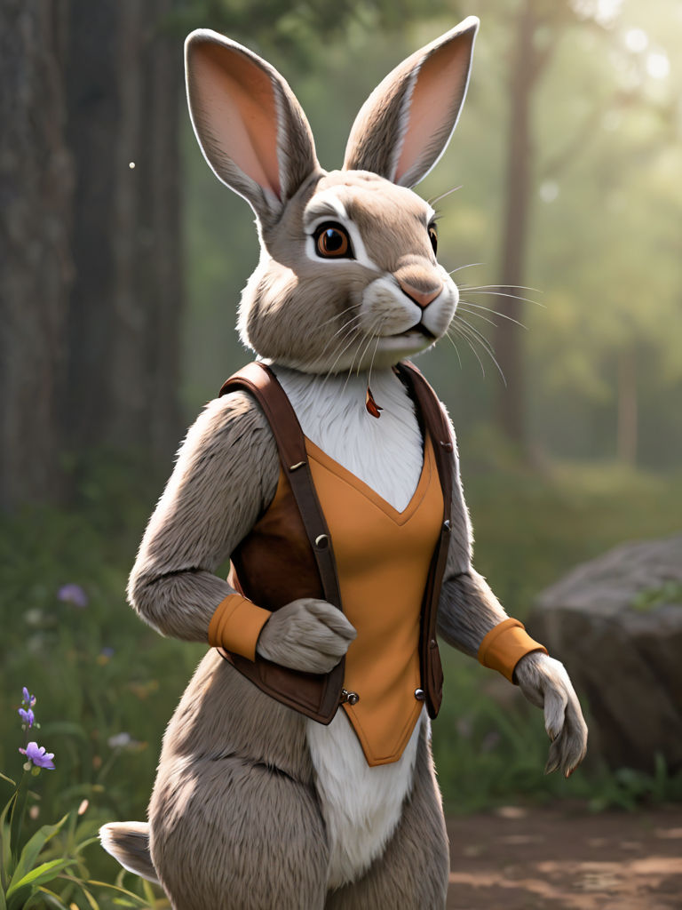 Female bunny by Foxfire80 on DeviantArt