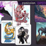 Comission OPEN price
