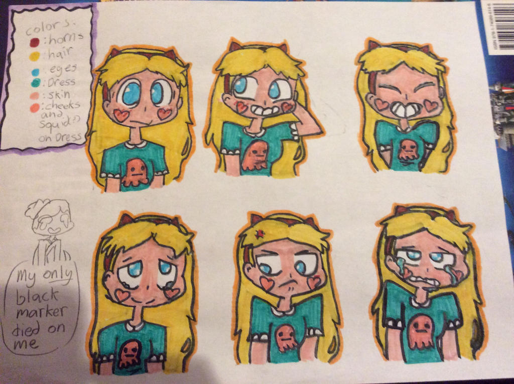 Star faces by KittyMagicGalaxy2 on DeviantArt