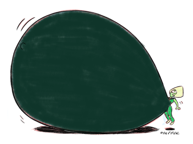 Preposterously Preposterously Pregnant Peridot - COMMISSION by Gabe-S-Art on DeviantArt