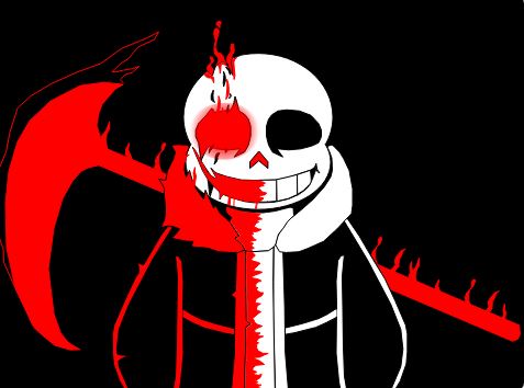 Killer sans phase 2 (Undertale: Something new). by Ducred-blue on DeviantArt