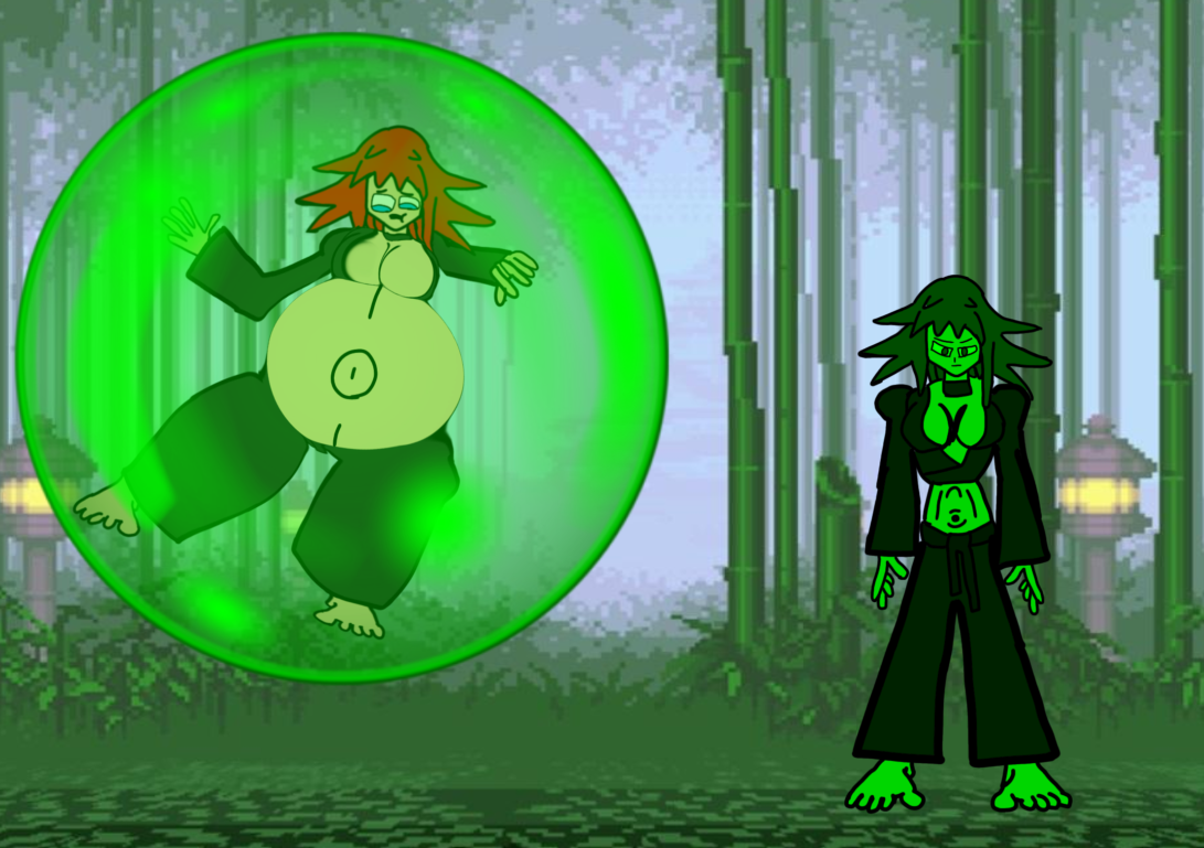 Slime Brain Inflation Nami Slime bubble inflation by COMZfan1 on DeviantArt