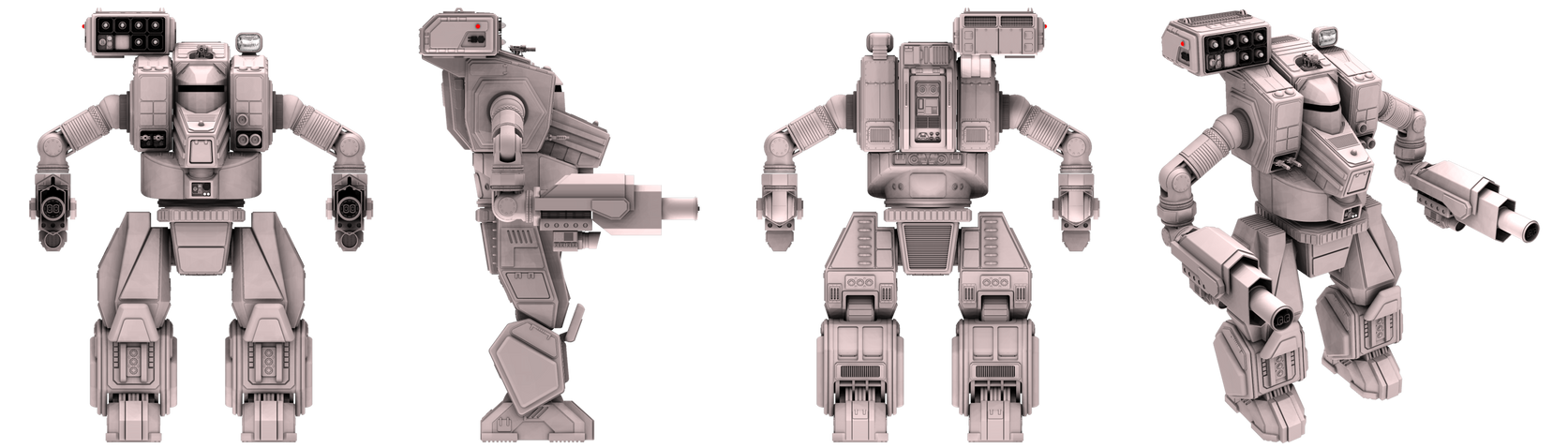 Battletech / MechWarrior Hellbringer Prime by lady-die