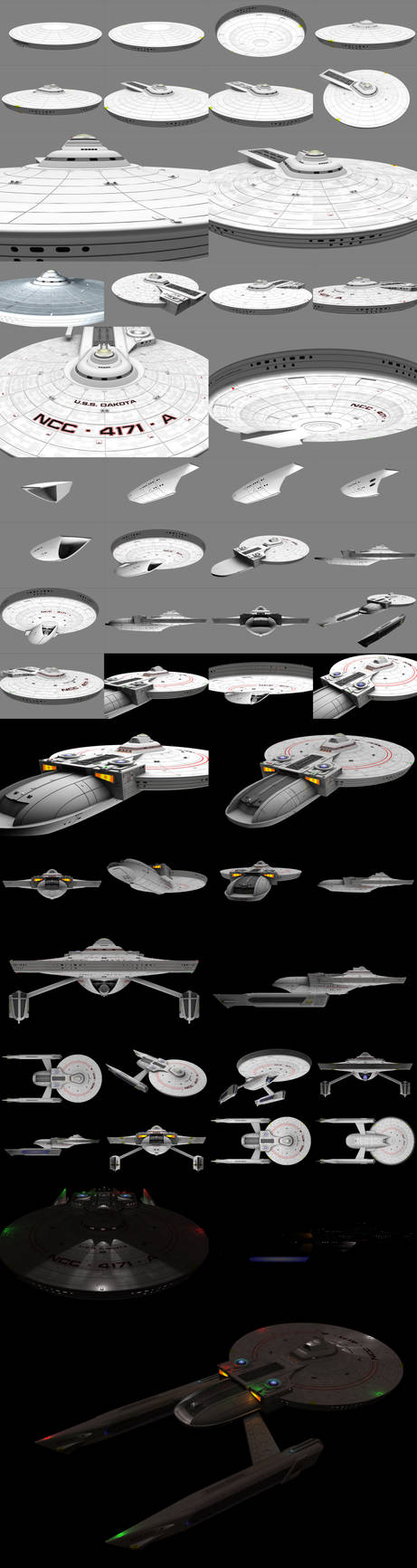 U.S.S Dakota: Building a Starship by lady-die