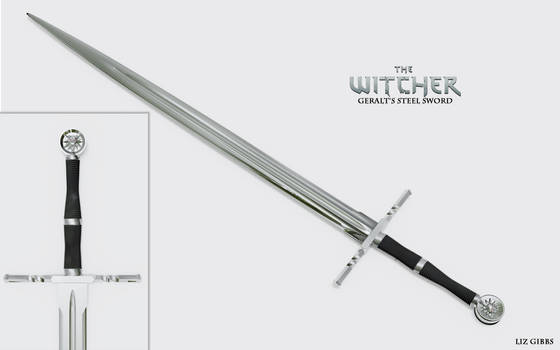 Learning Blender: Geralt's Steel Sword Final