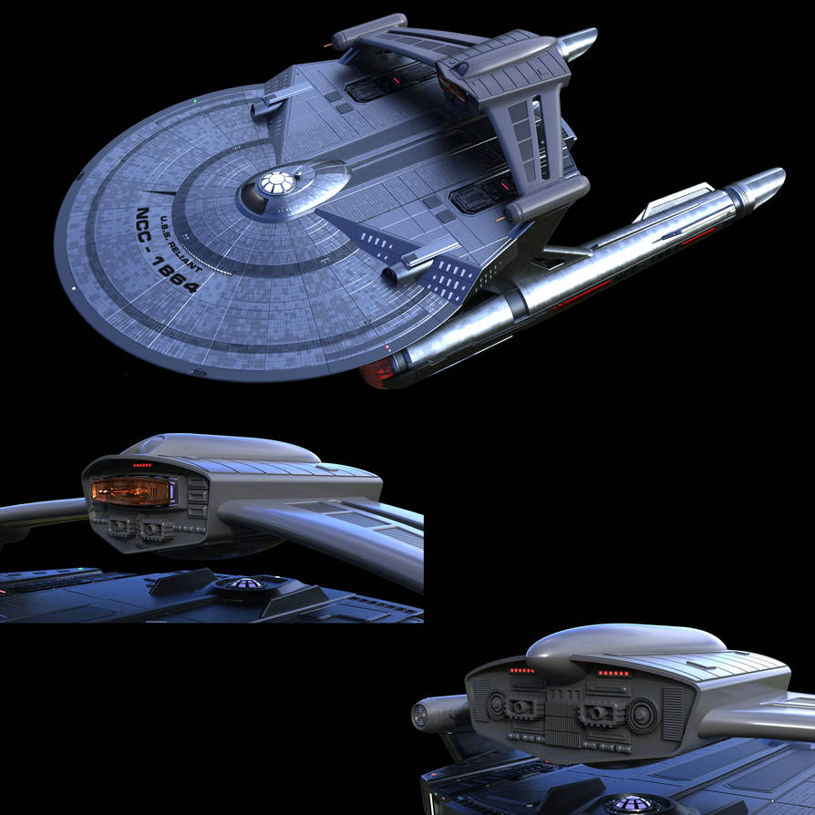 Deviantart Rialiant U.S.S. Reliant WIP 9 by LizzyGibbs3D on DeviantArt