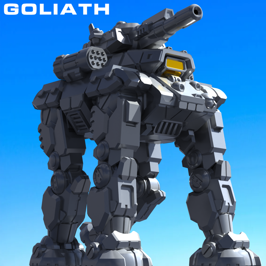BATTLETECH: Goliath by LizzyGibbs3D on DeviantArt
