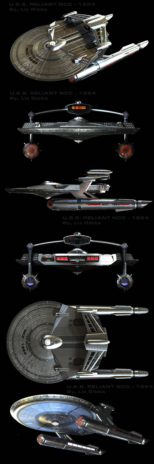 Deviantart Rialiant U.S.S. Reliant WIP Final by LizzyGibbs3D on DeviantArt