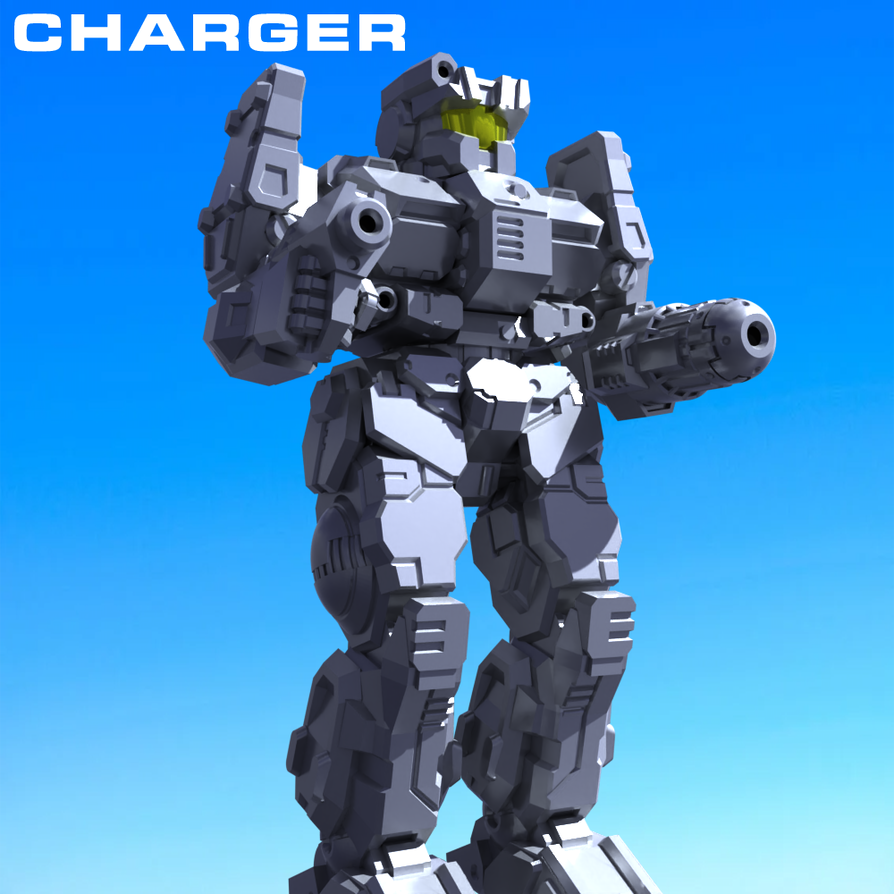 Battletech Charger Mech BATTLETECH: Charger by LizzyGibbs3D on DeviantArt