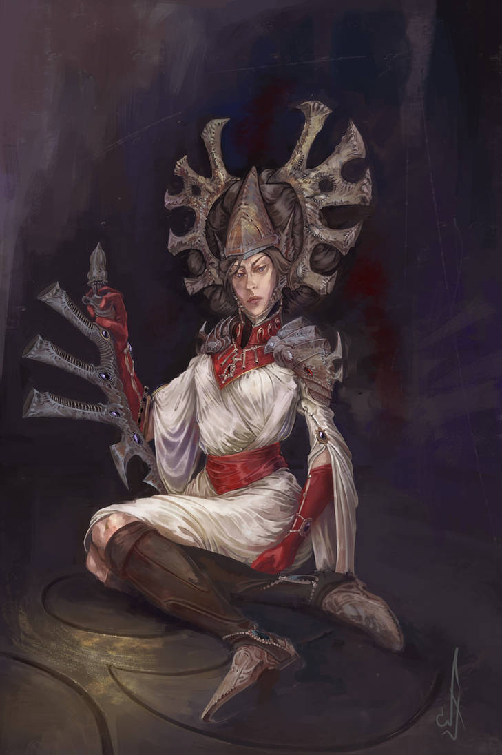 Eldar bonesinger by Nictanova on DeviantArt