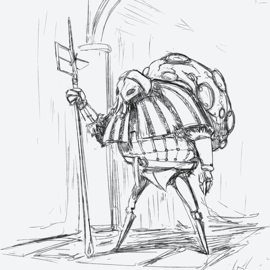 Inktober 2021. Day 14. Tick.
