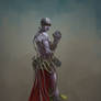 Electropriestess with knuckles