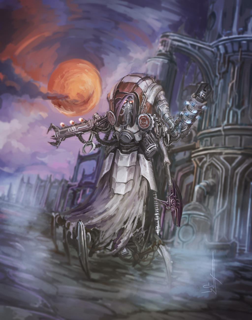 Adeptus Mechanicus Myrmidon by Nictanova on DeviantArt