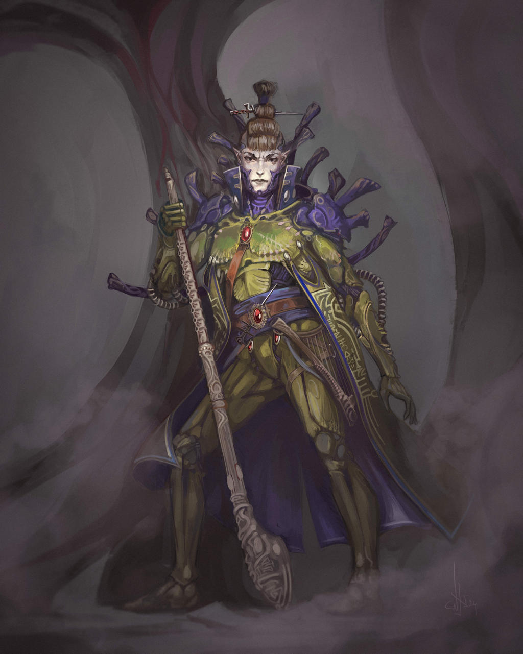 Ulcion Thornsong a bonesinger of Il-Kaithe