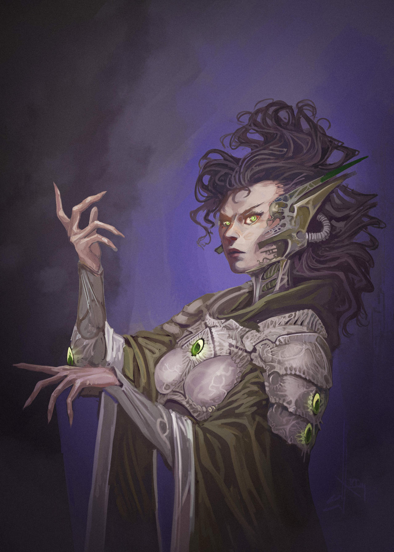 Aeldari portrait
