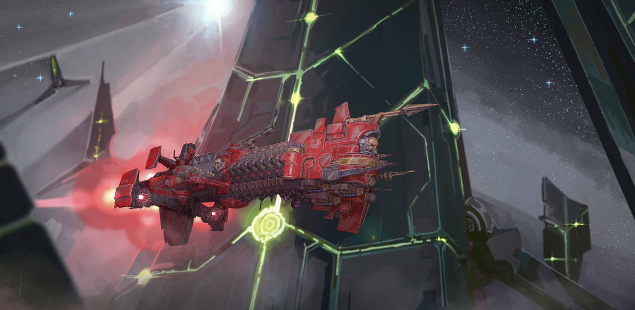 Admech Dust Riers Admech cruiser by Nictanova on DeviantArt