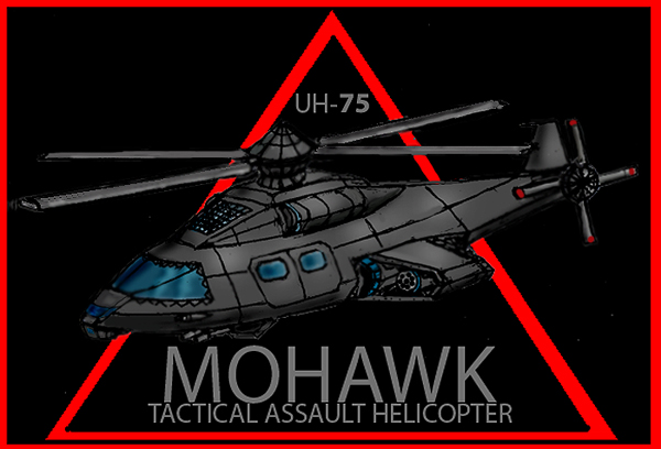 Mohawk assault Helicopter