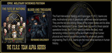 F.I.R.E. Team Alpha Series Book Covers