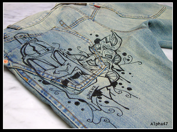 Custom jeans