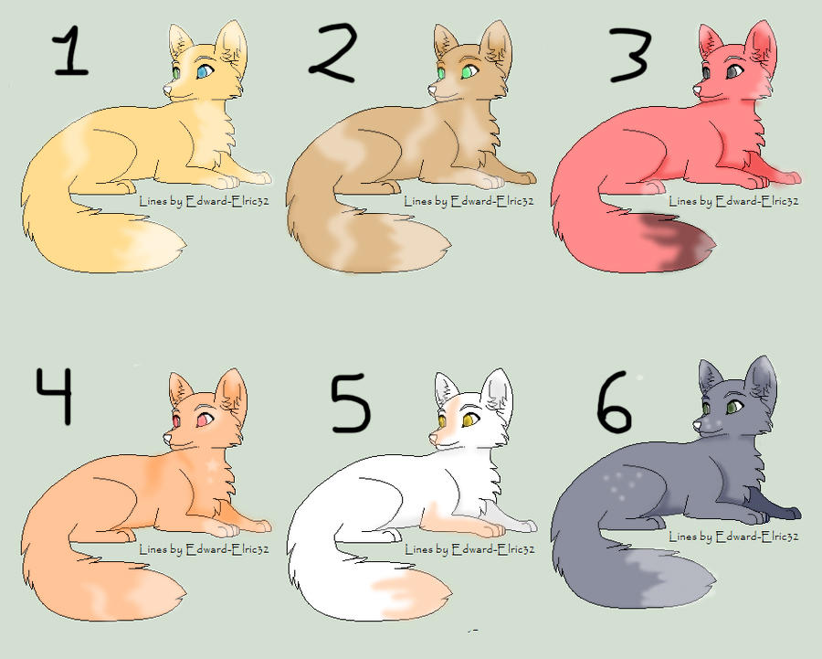 Fox Adaptables fox adoptables by RamenTori1 on DeviantArt
