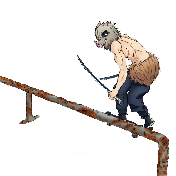Reversed Inosuke Inosuke by GravityShifter0 on DeviantArt
