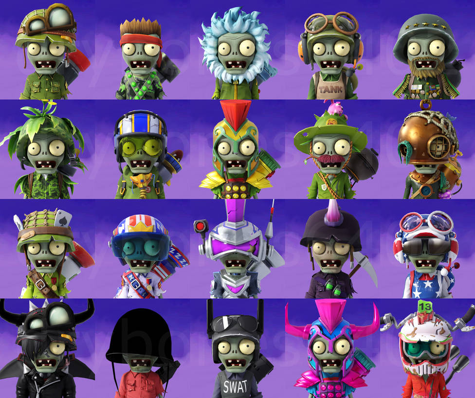 PvZ FootSoldierMugShots by drybones6402 on DeviantArt