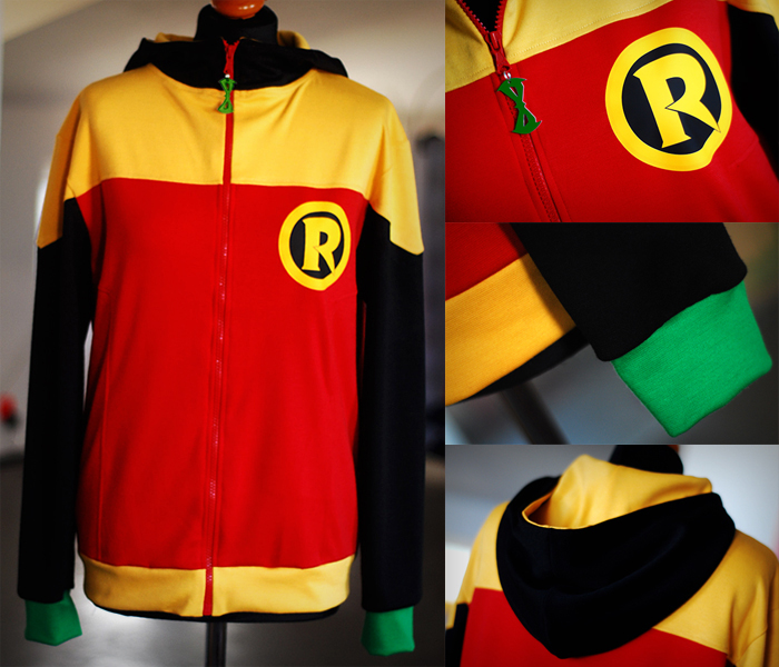 BATMAN AND ROBIN: damian wayne hoodie (2nd ver)