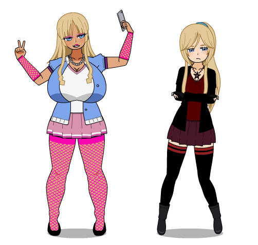 Other Gacha Ocs vs Mine Casmen Bich I am teh mot butifull gril in