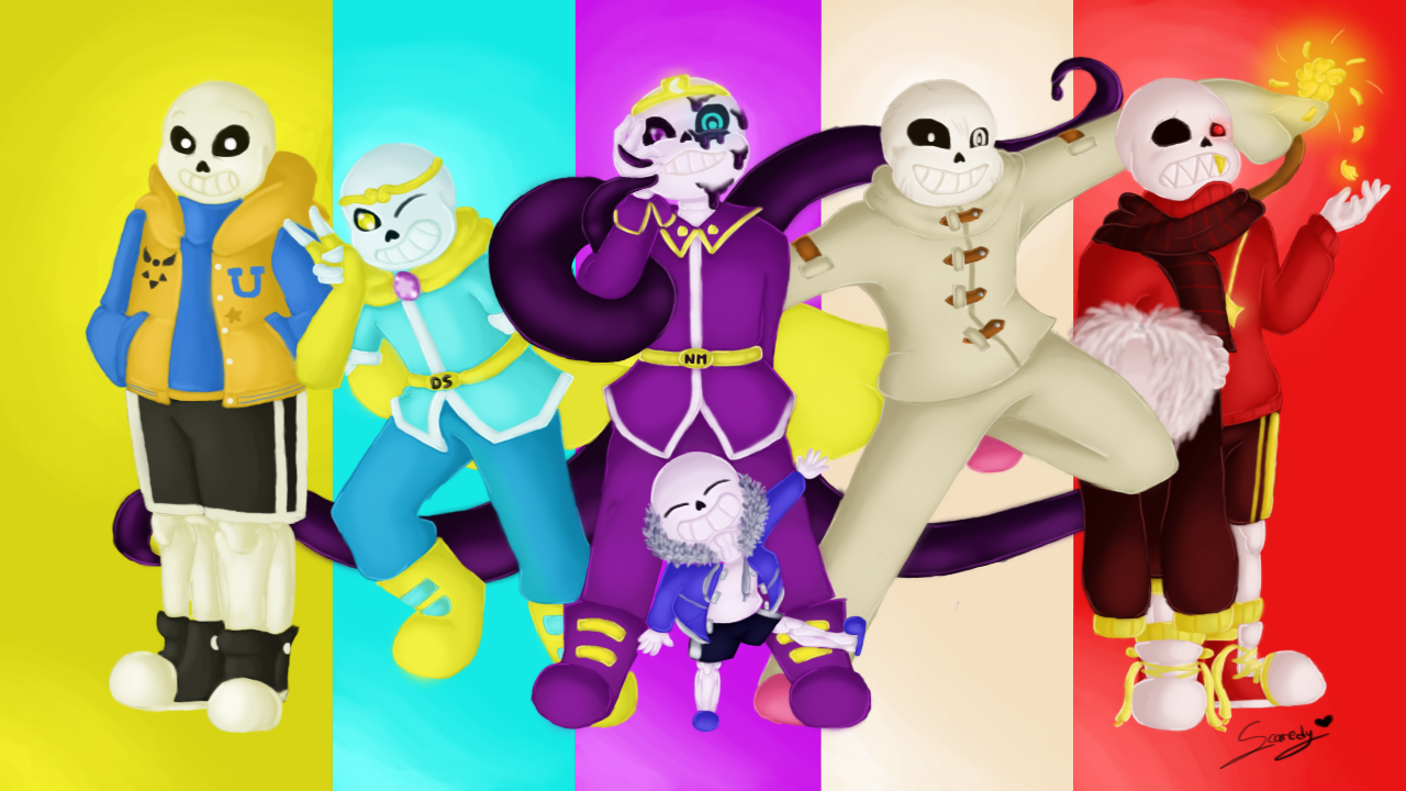 Another Sans AU design by VioletLauren on DeviantArt